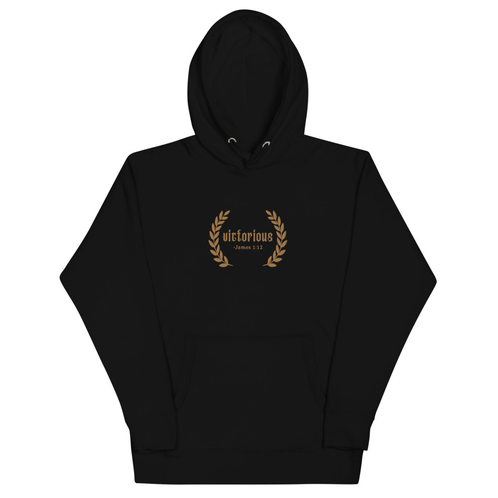 Laurel Victorious Embroidered Unisex Hoodie