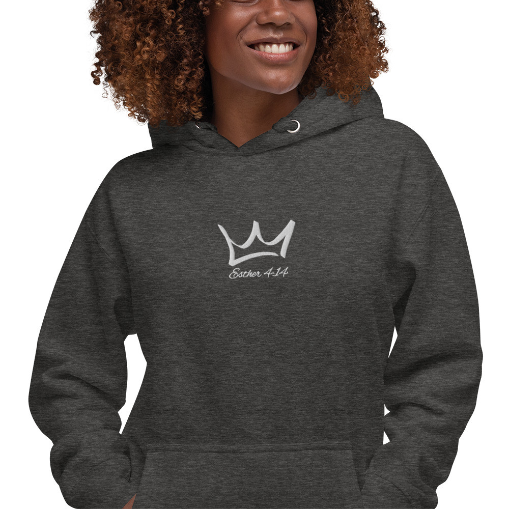 Esther Crown Unisex Embroidered Hoodie