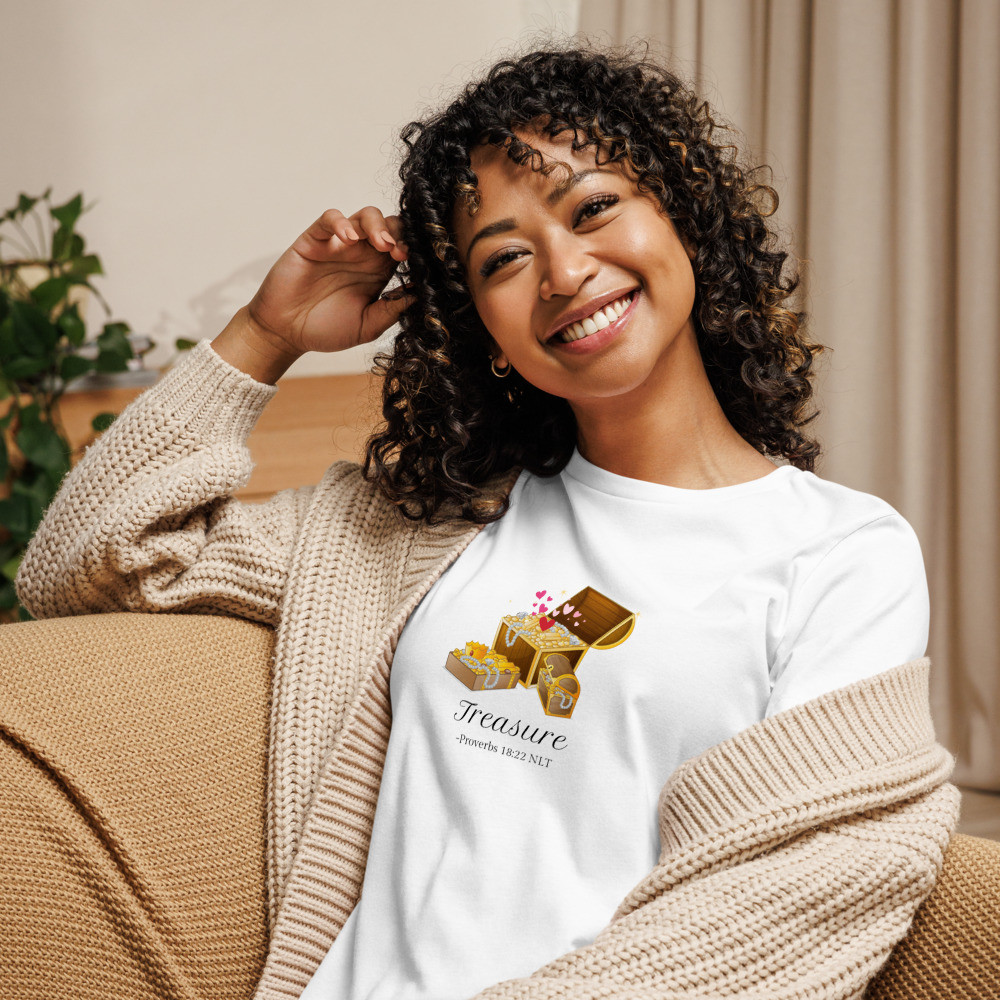 Pro. 18:22 Treasure Women's Relaxed T-Shirt