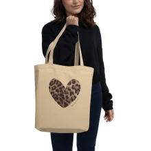 Leopard Heart Tote Bag