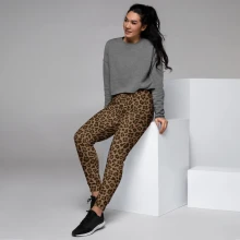 Leopard Print Women's Joggers