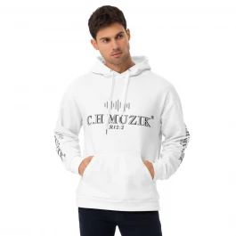 CH MUZIK_Unisex Hoodie White