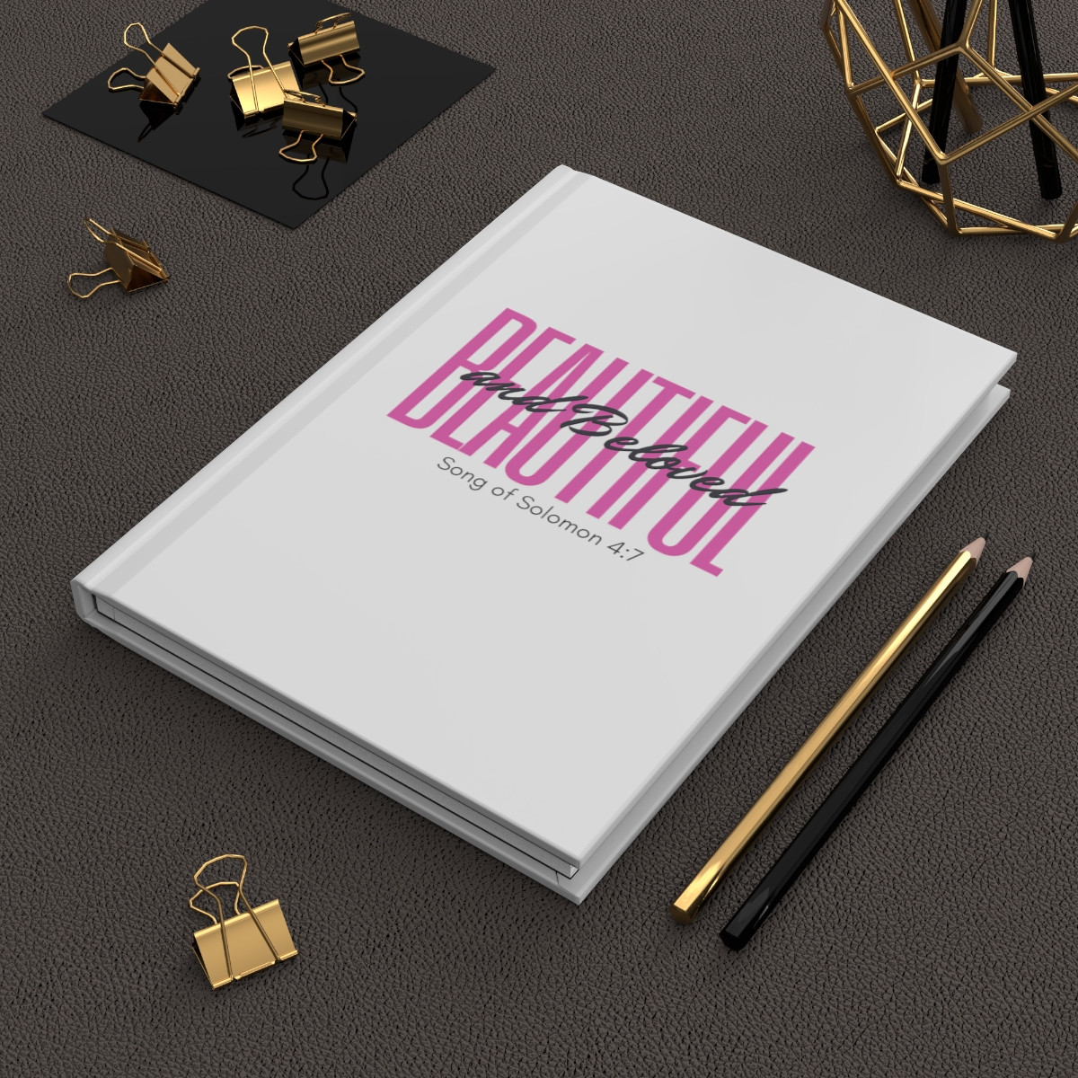 Beautiful & Beloved - White Hardcover Journal