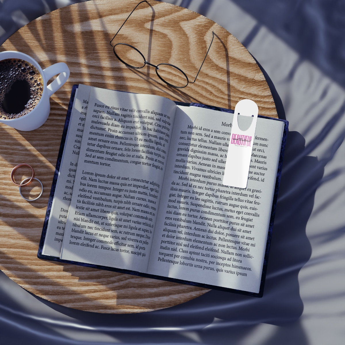 Beautiful & Beloved - White Bookmark