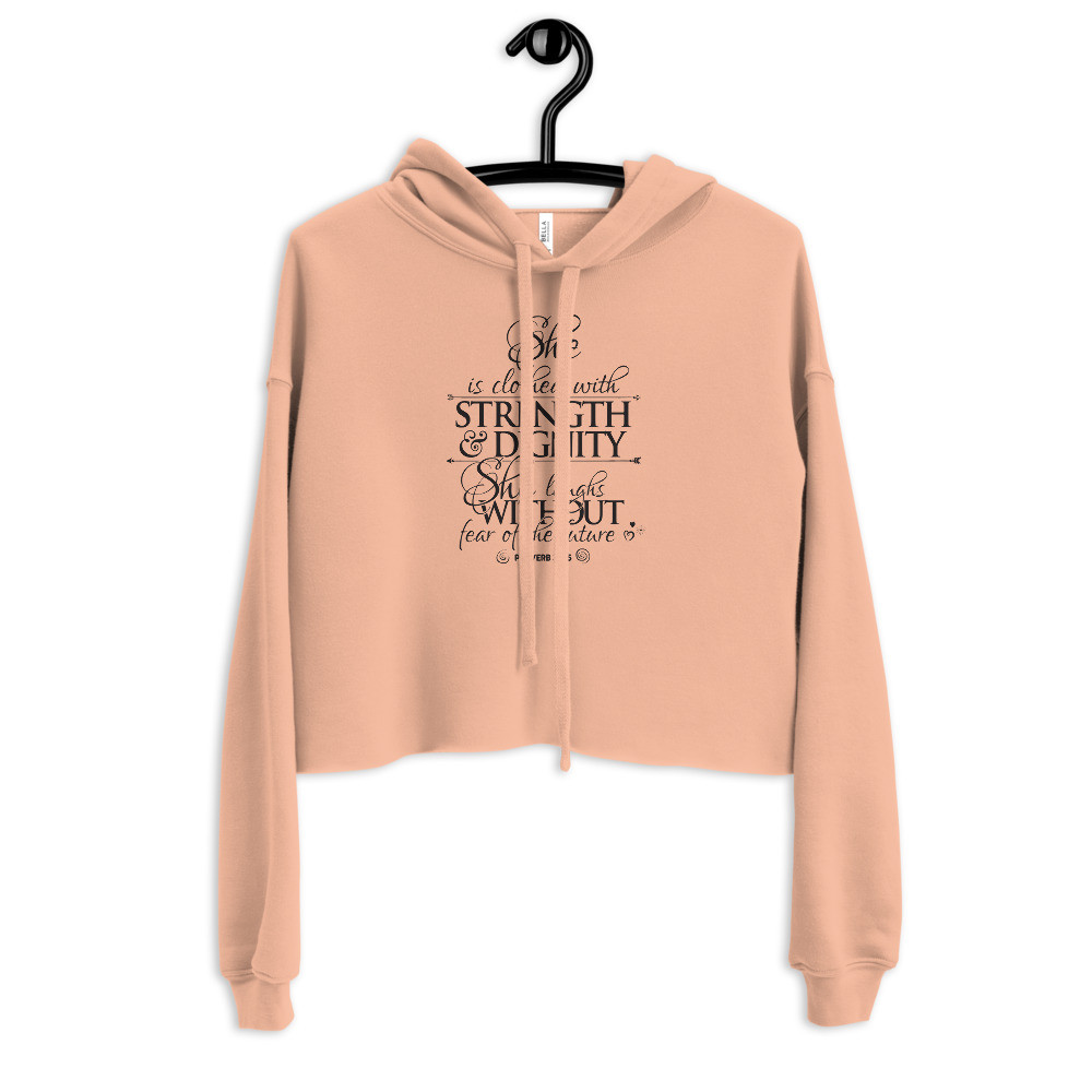 Strength & Dignity - Women's Crop Hoodie