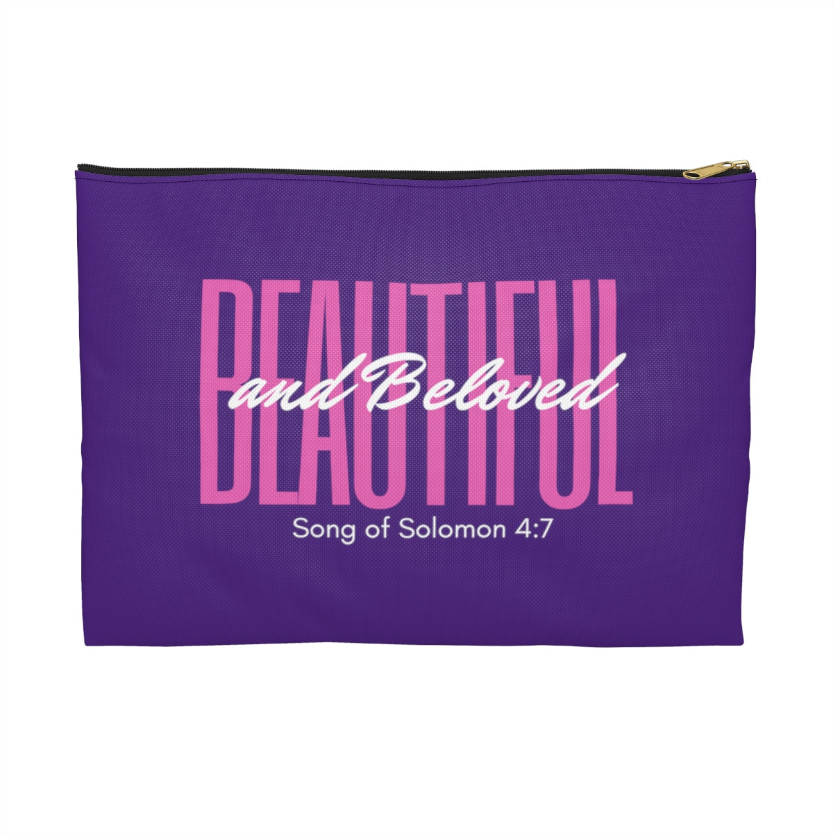 Beautiful & Beloved - Royal Purple Accessory Pouch