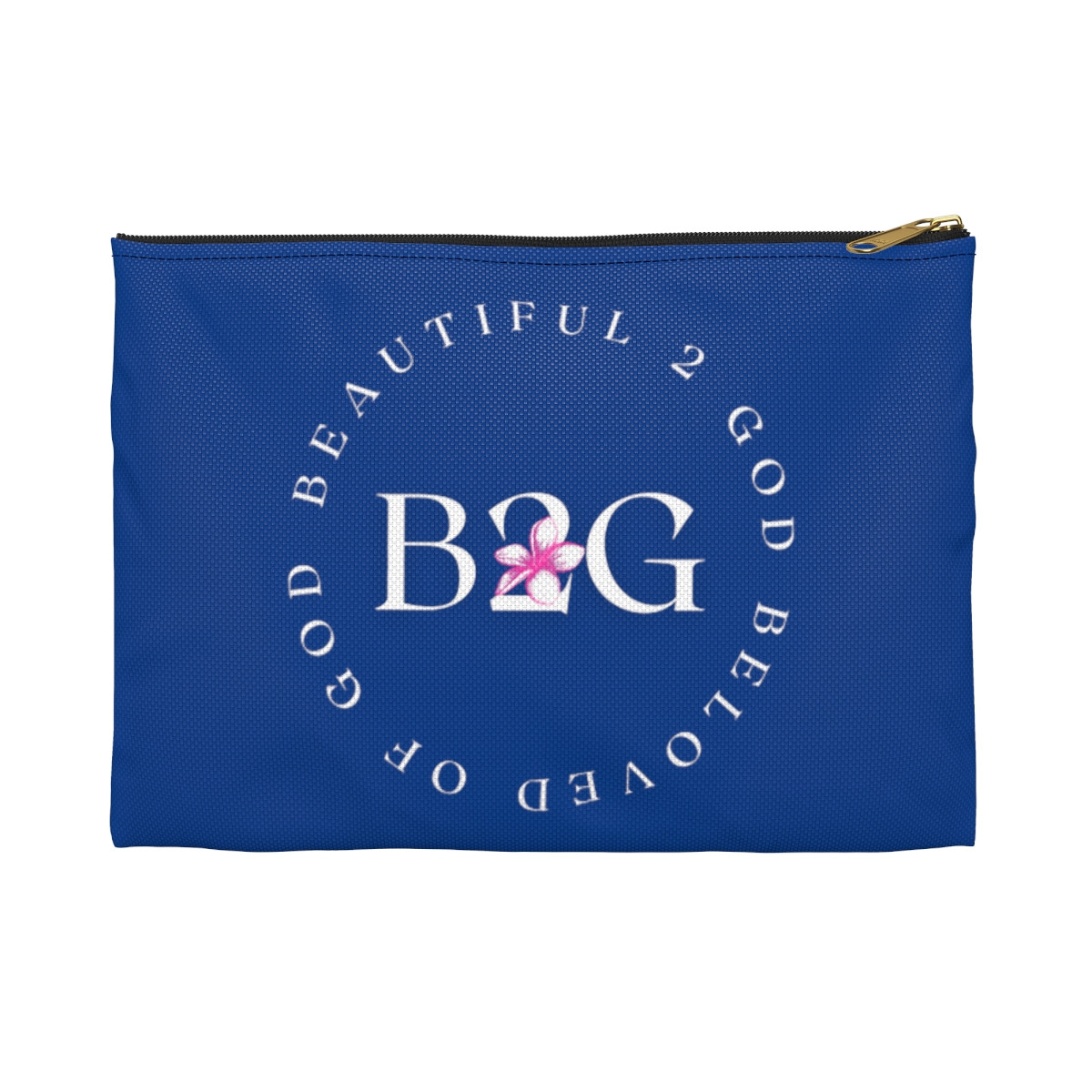 B2G: Beautiful 2 God - Blue Accessory Pouch