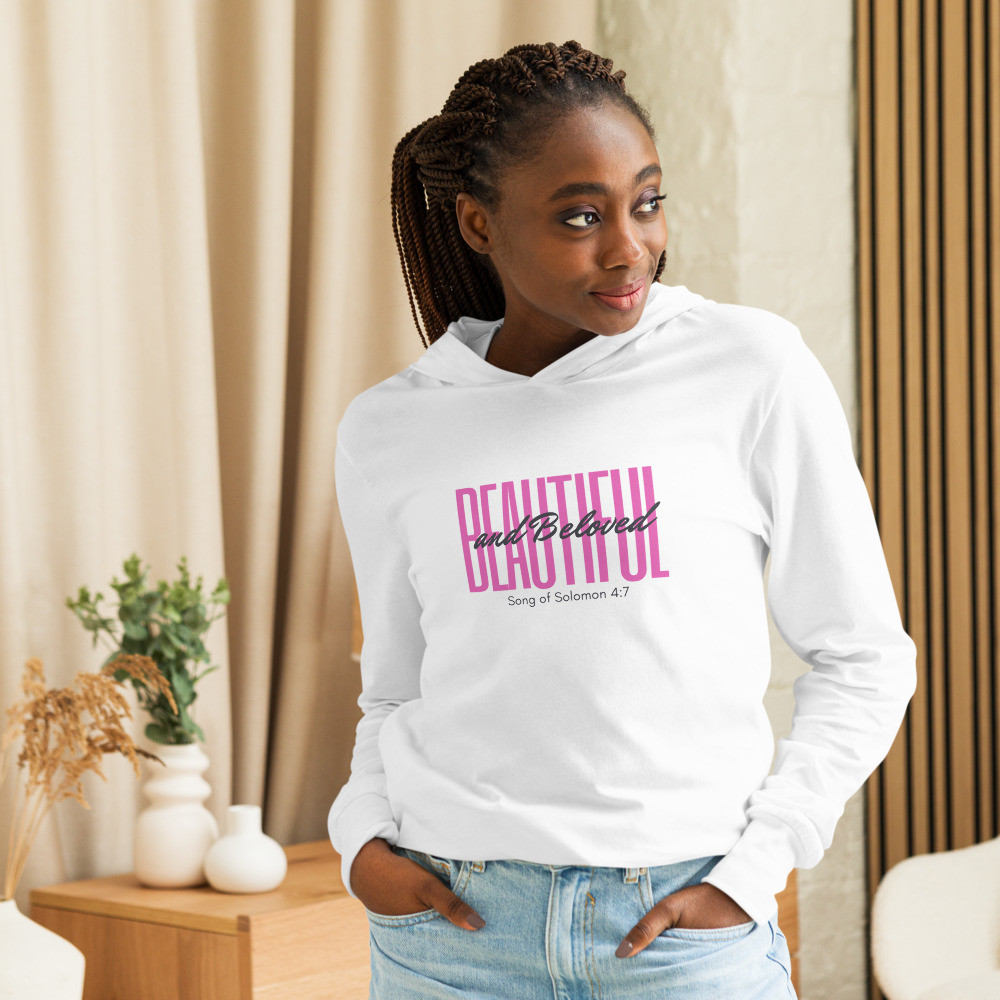 Beautiful & Beloved - Women's Hooded Long-sleeve Tee
