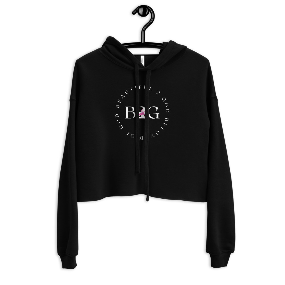 B2G: Beautiful 2 God - Women's Crop Hoodie
