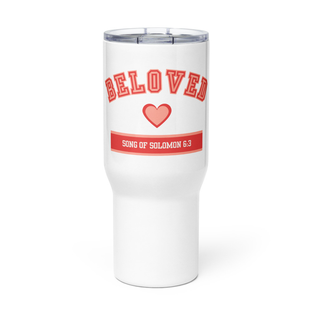 LIMITED EDITION: BELOVED - 25 oz Travel Mug w/ Handle