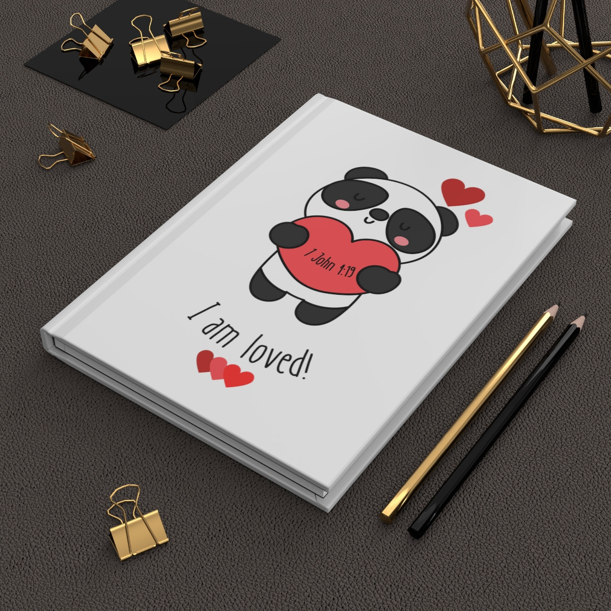 LIMITED EDITION: I AM LOVED - White Hardcover Journal