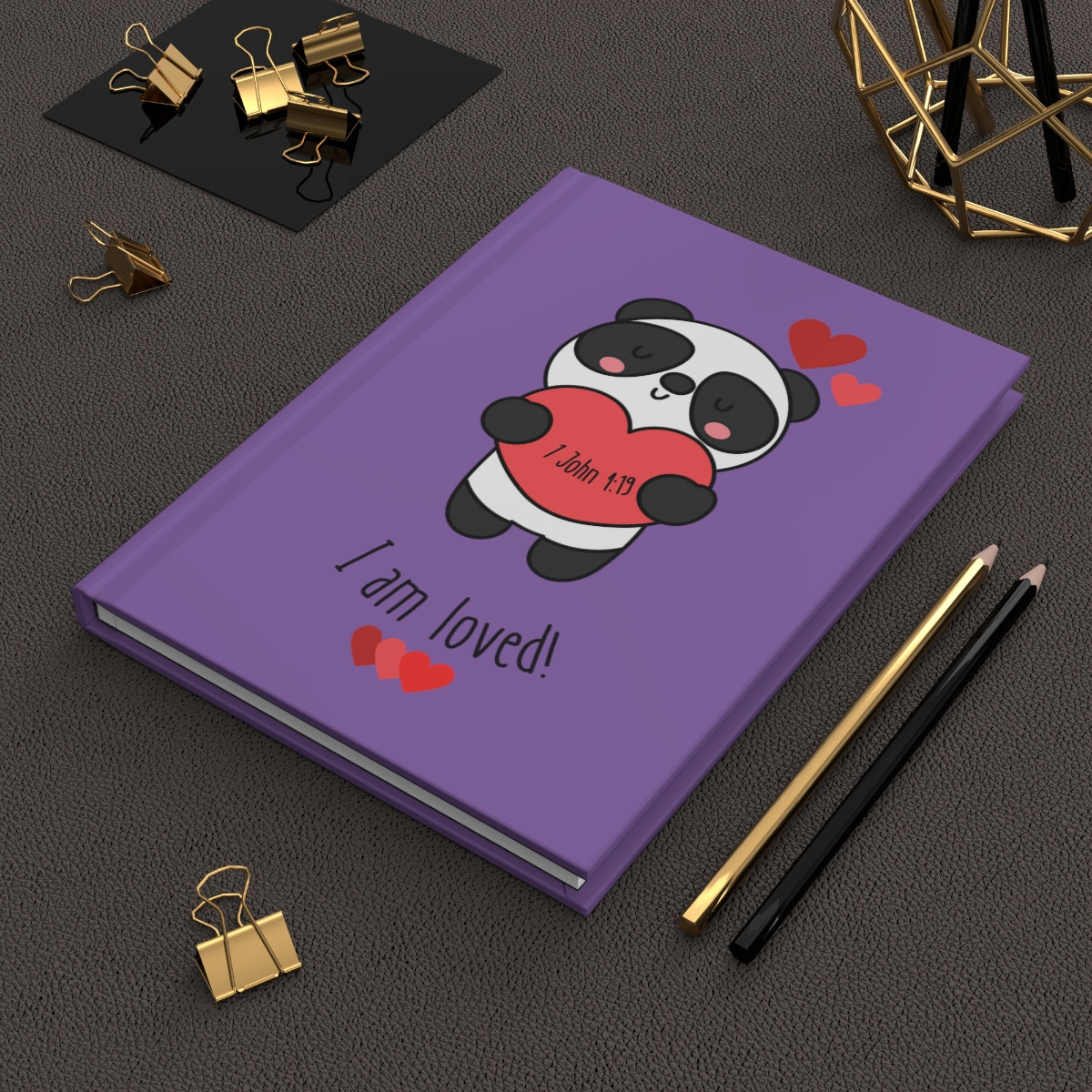 LIMITED EDITION: I AM LOVED - Light Purple Hardcover Journal