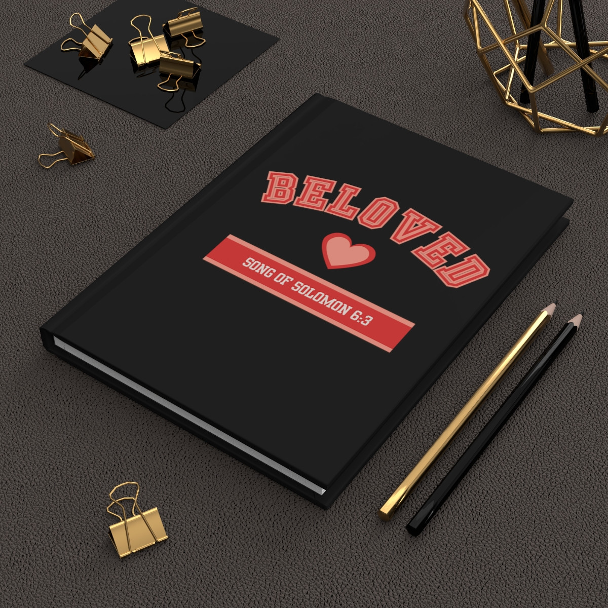 LIMITED EDITION: BELOVED - Black Hardcover Journal