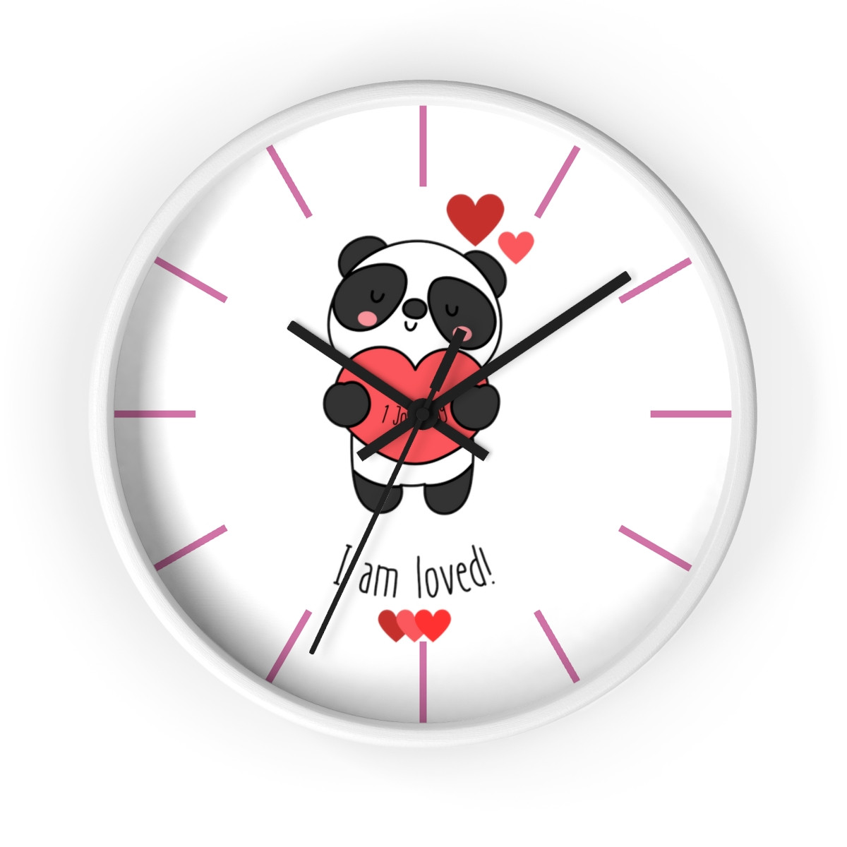 I AM LOVED - Wall Clock