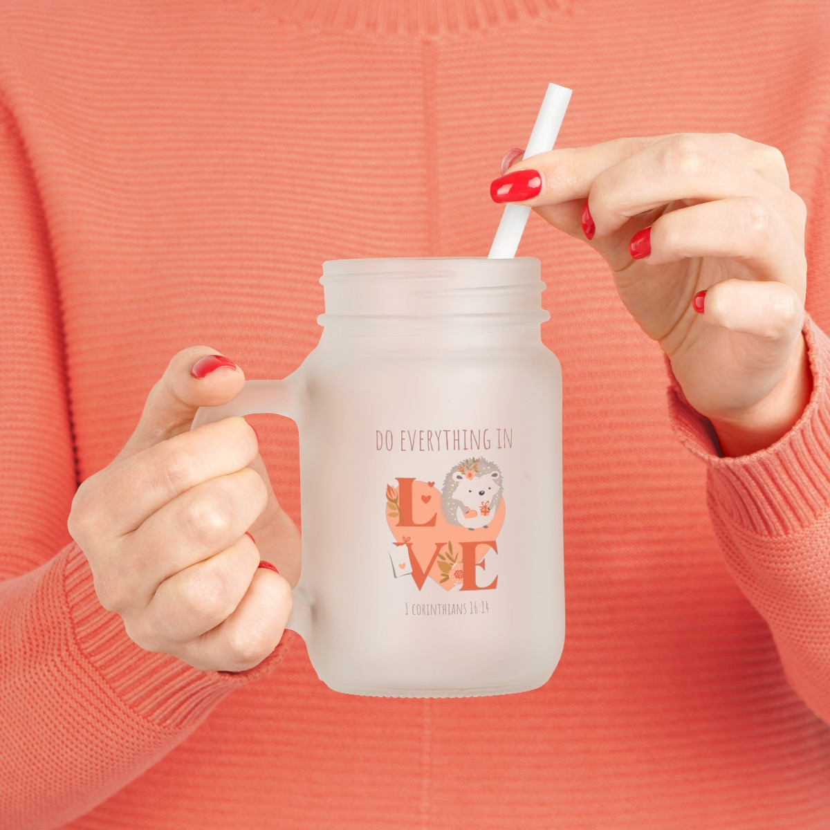 LIMITED EDITION: DO EVERYTHING IN LOVE Mason Jar