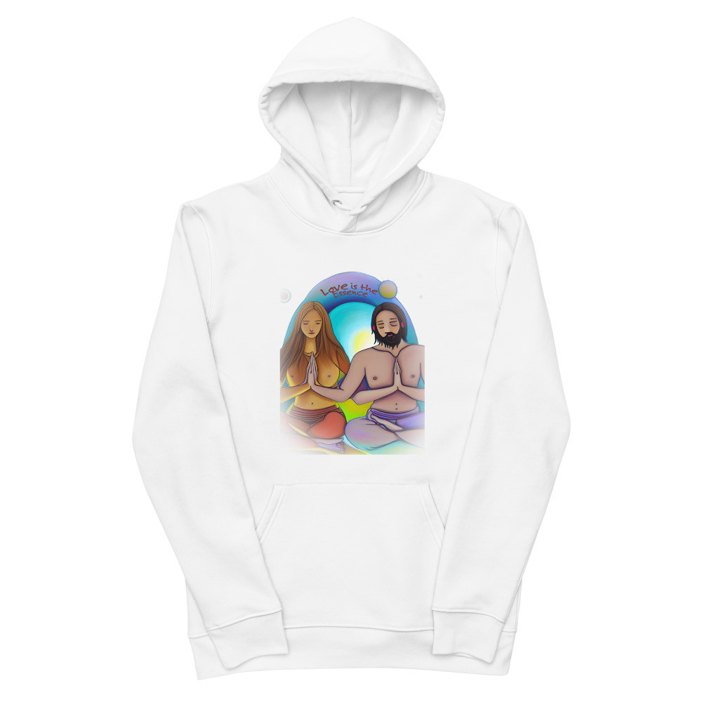 "Love is the Essence" eco hoodie
