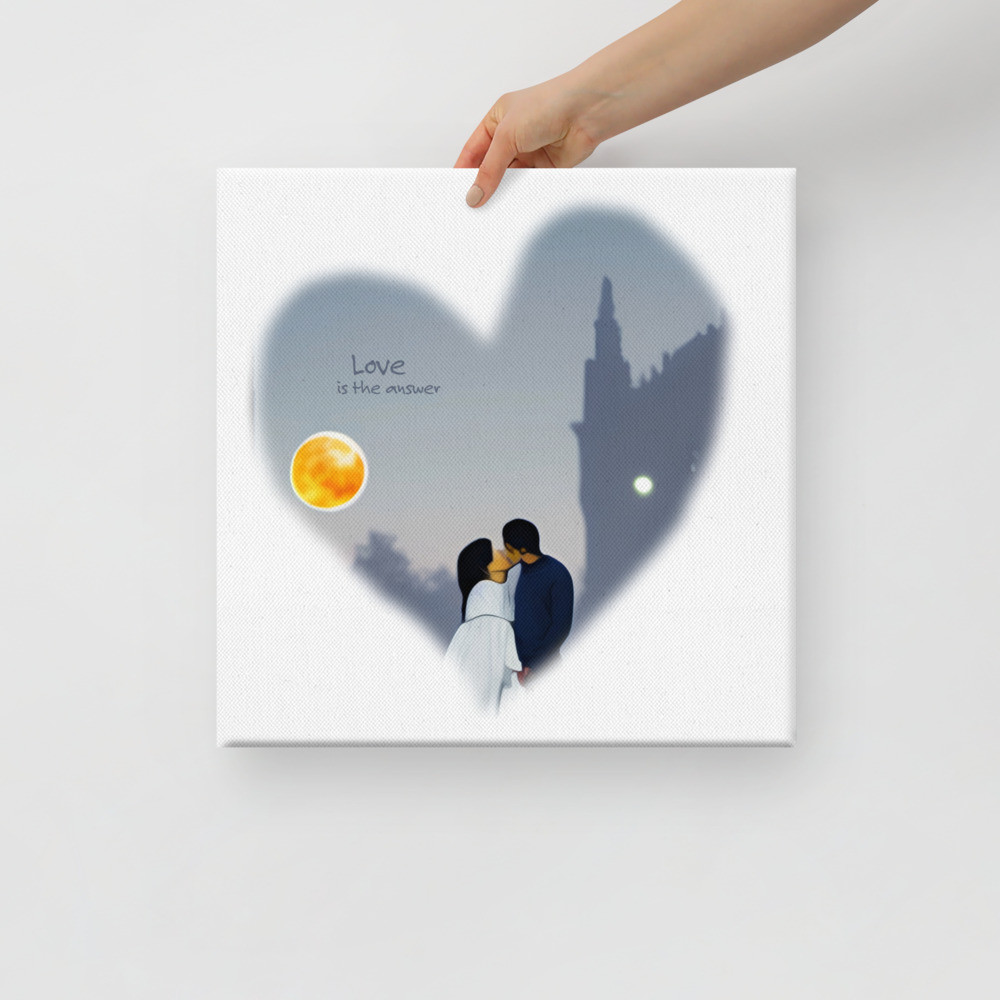 "Love is the Answer" Canvas