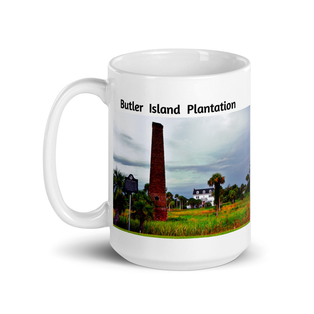 White glossy mug