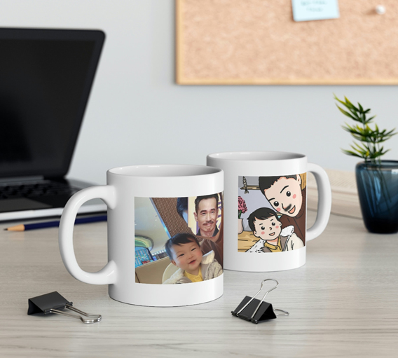 H003 ChibiStar Mug - Get Up Close to Your Favourite Star!