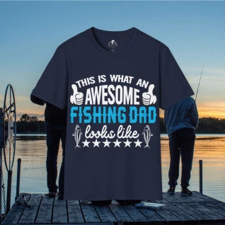 Awesome fishing dad