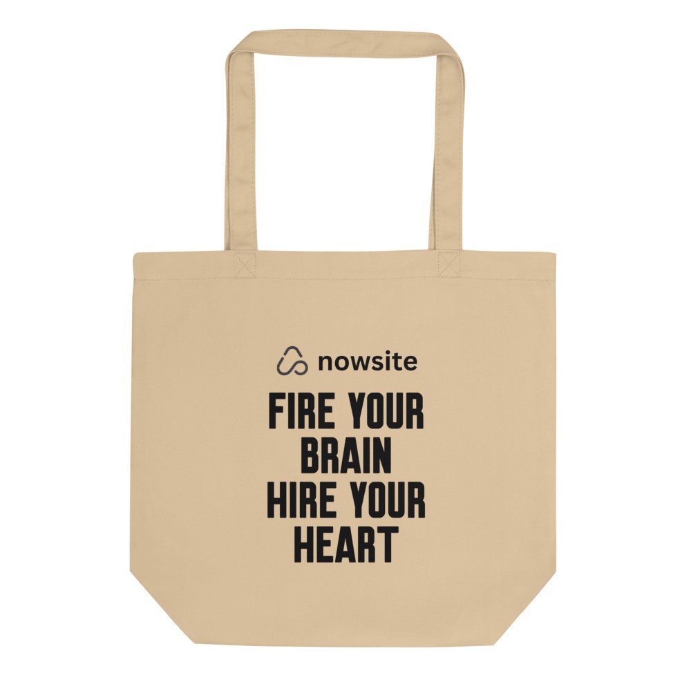 Fire Your Brain Hire Your Heart - Eco Tote Bag