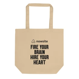 Fire Your Brain Hire Your Heart - Eco Tote Bag