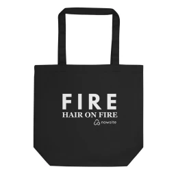 Fire Hair on Fire - Eco Tote Bag