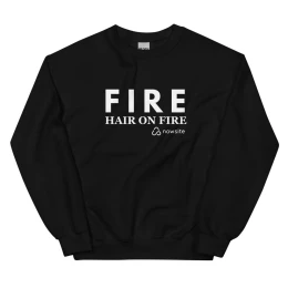 Fire Hair on Fire - Unisex Sweatshirt