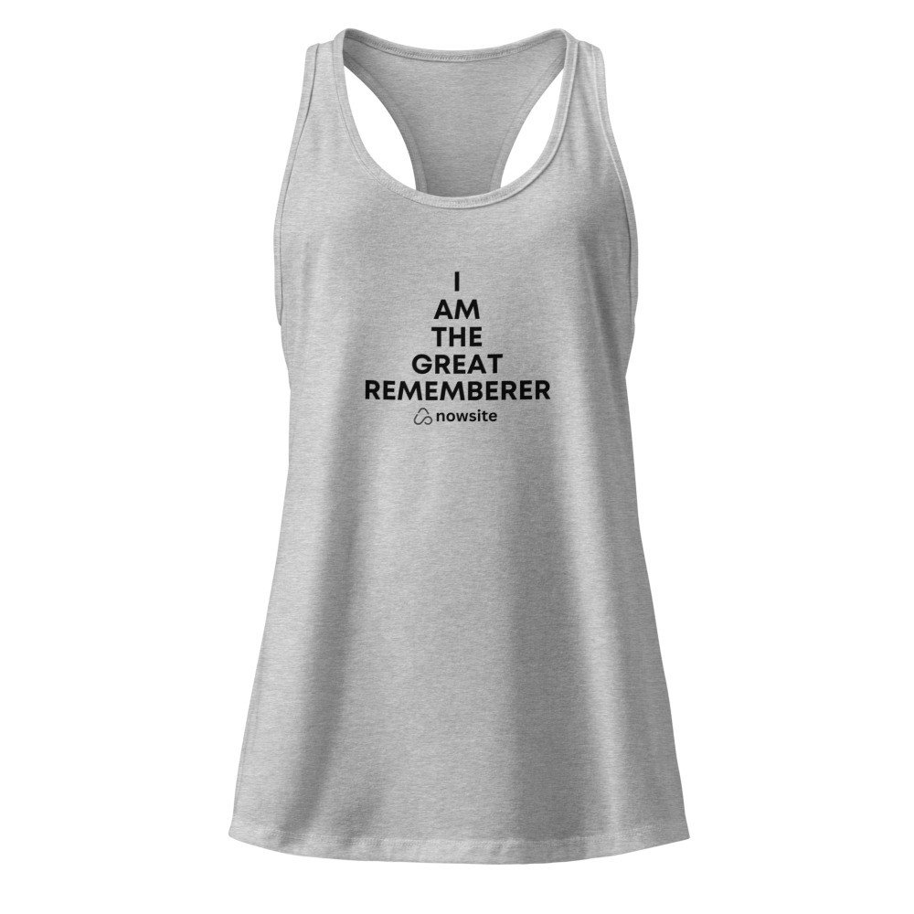 I Am The Great Rememberer - Women's Racerback Tank