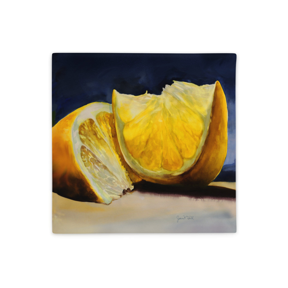 "Lemon Glow" Pillow Case