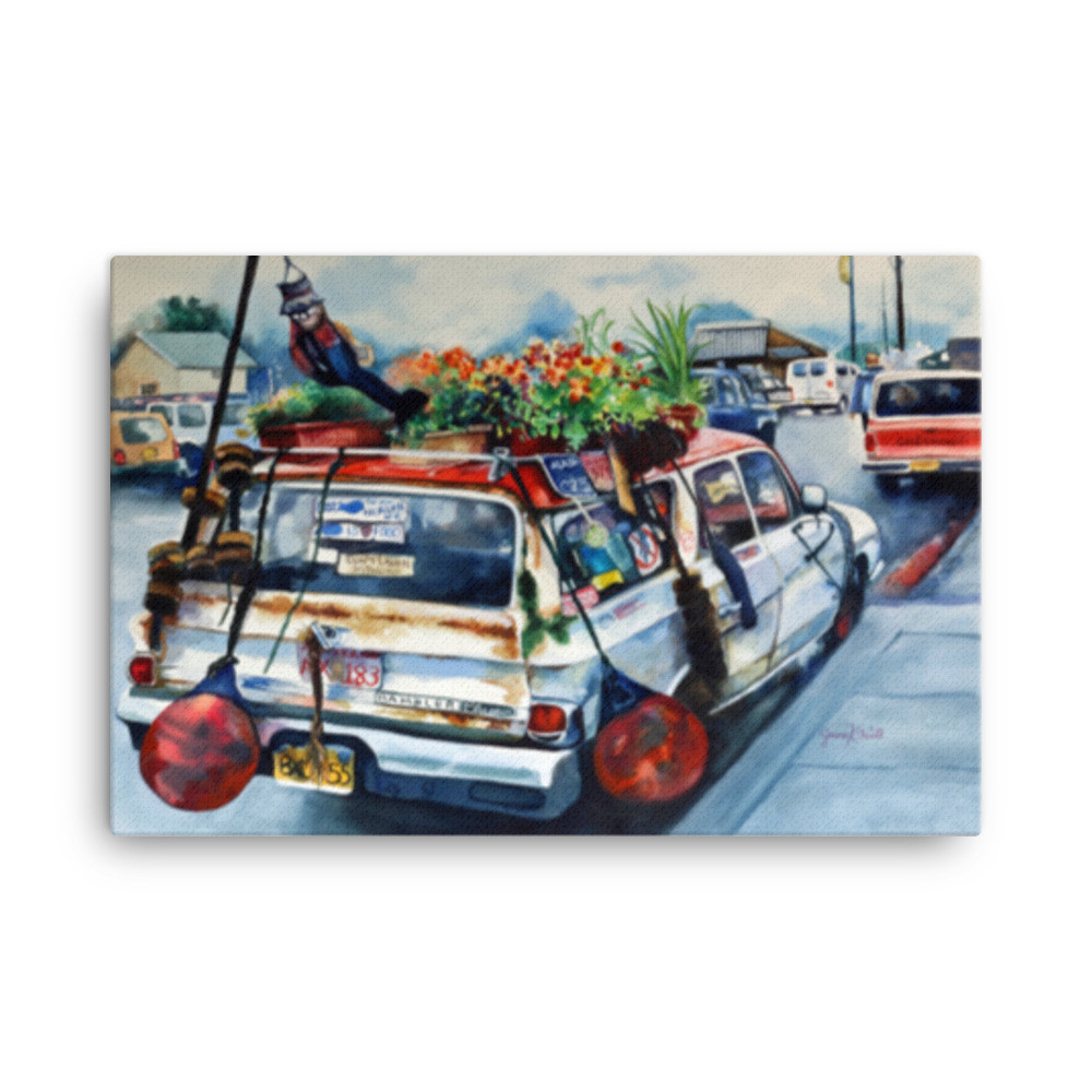 "Don't Laugh It's Paid For" Canvas Print