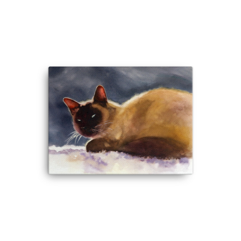 "It's Not Worth Getting Up For" Canvas Print