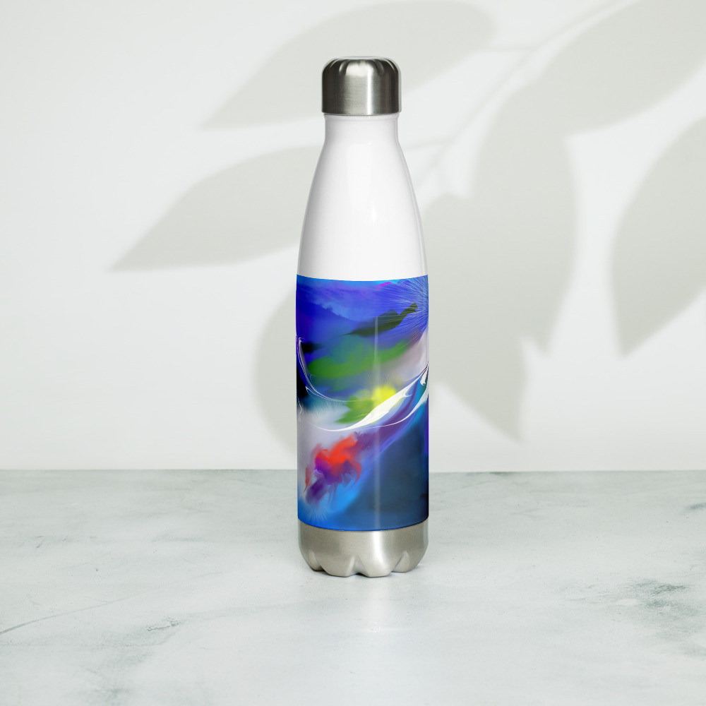 Water splash Stainless Steel Water Bottle