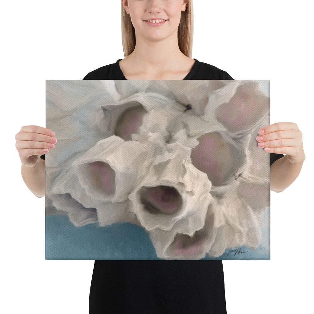 Coral Painting on Canvas