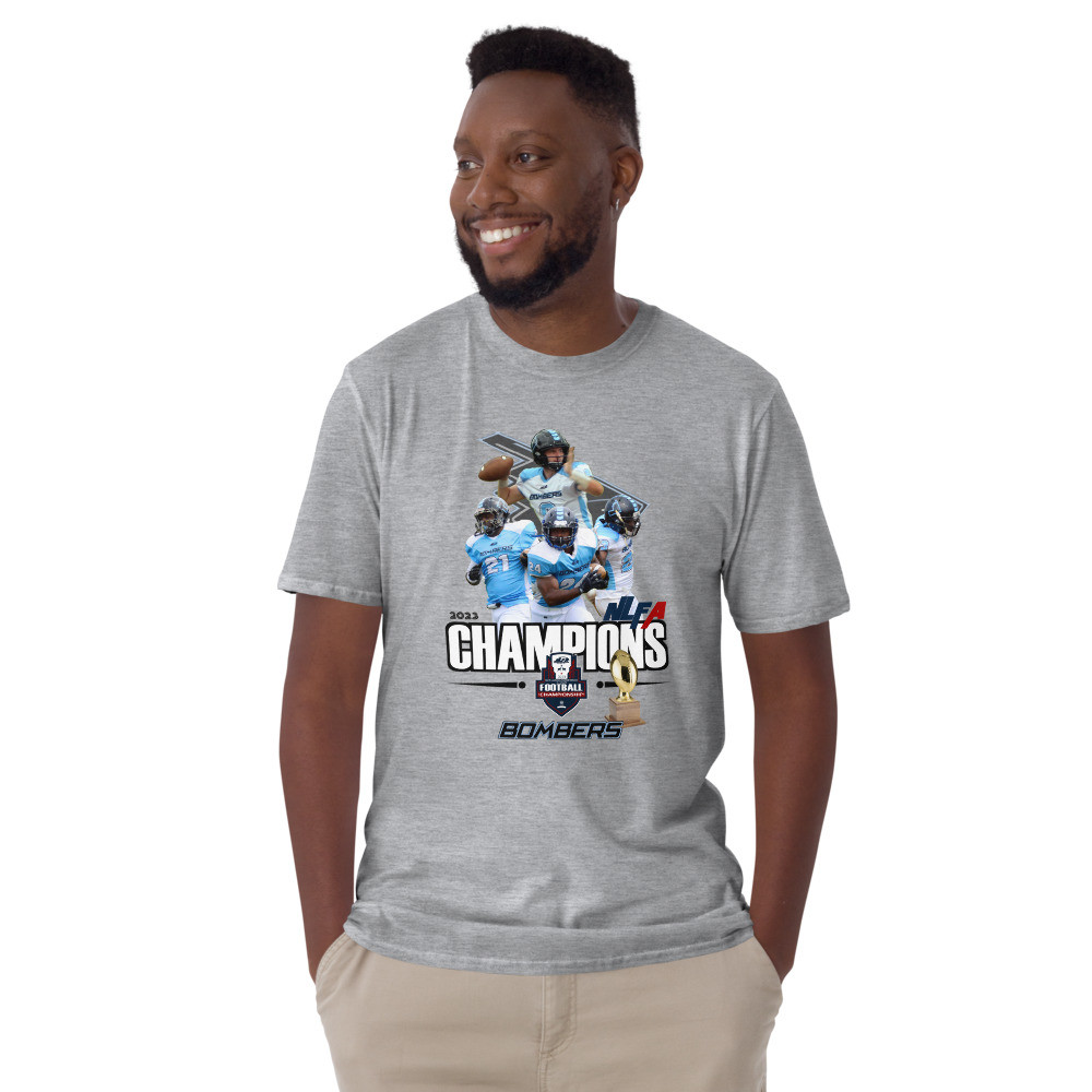 Bombers 2023 NLFA Championship Short-Sleeve Unisex T-Shirt