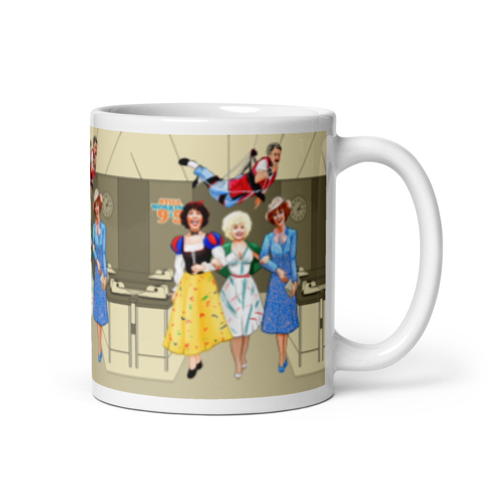 Still Working 9 to 5 - White Glossy Mug