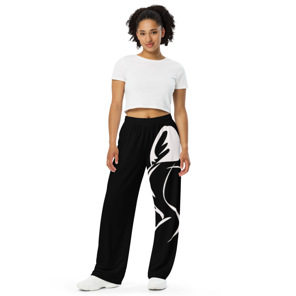 Ladylectual Wide Leg Pants Black