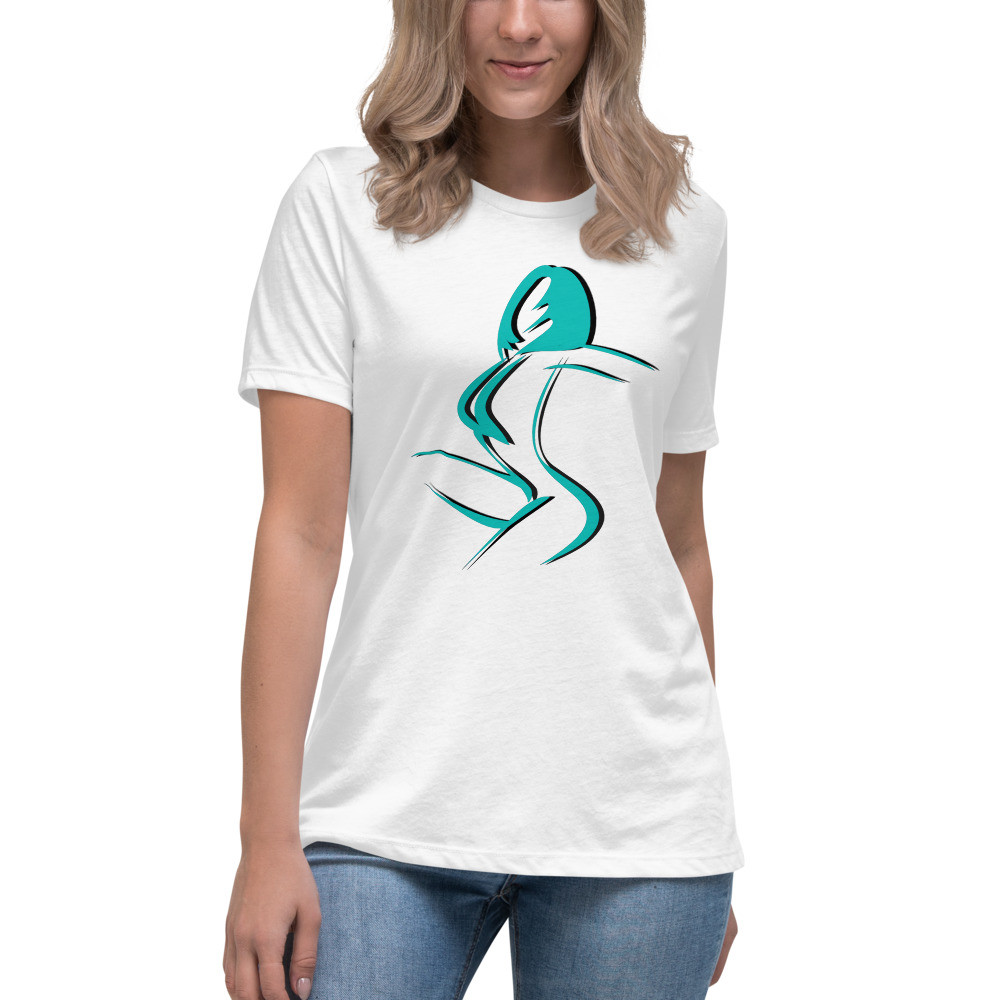 Ladylectual Aqua Logo Tee