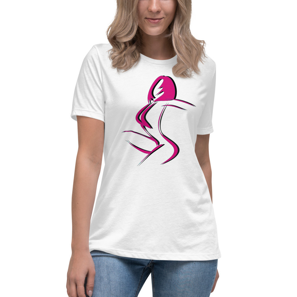 Ladylectual Hot Pink Logo Tee