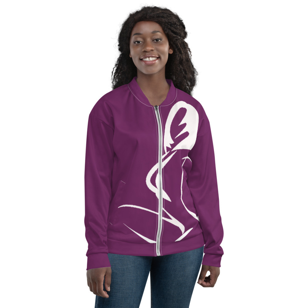 Ladylectual Bomber Jacket Purple