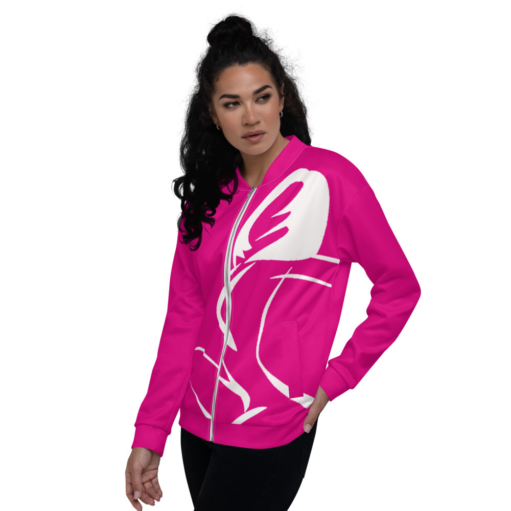 Ladylectual Bomber Jacket Pink