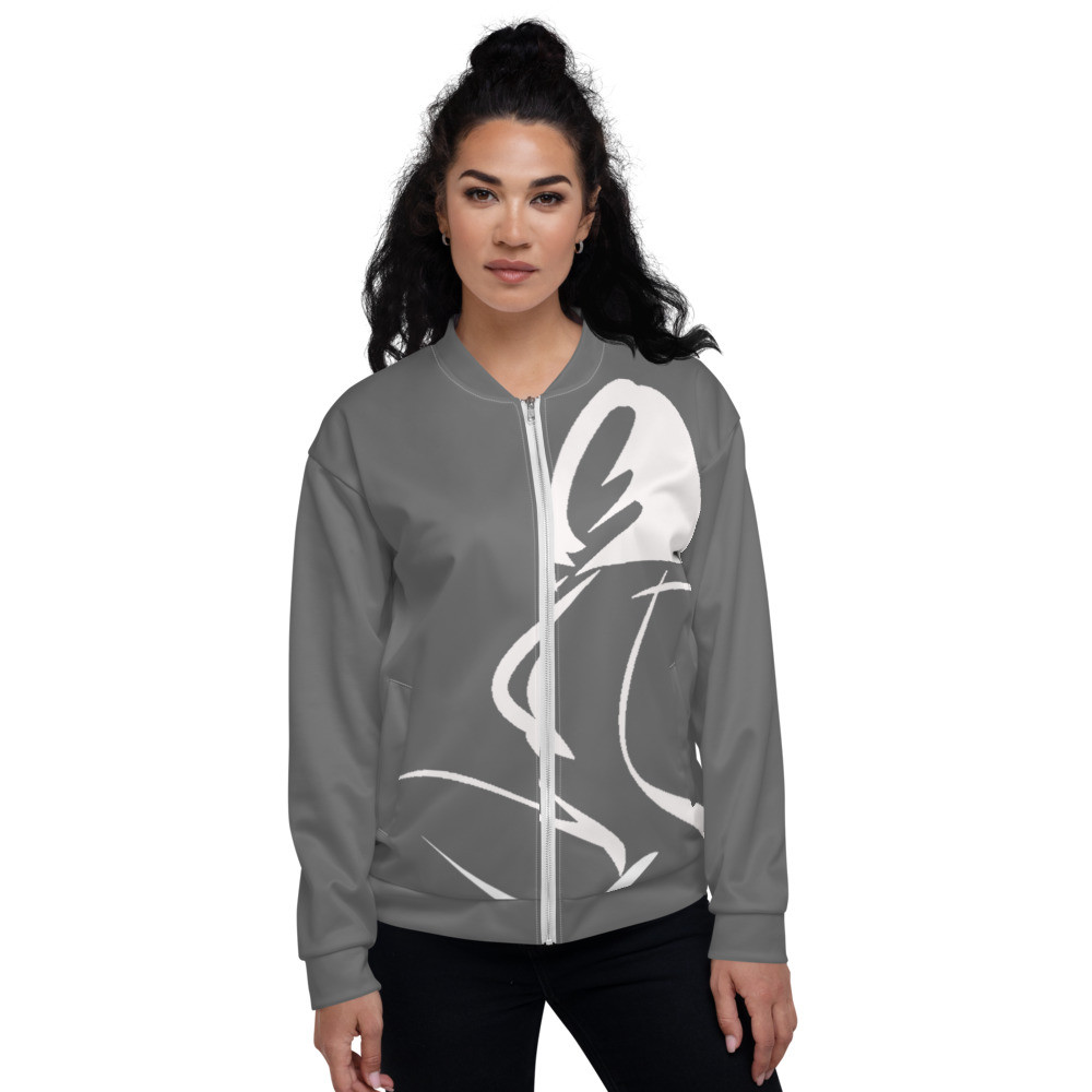 Ladylectual Bomber Jacket Grey