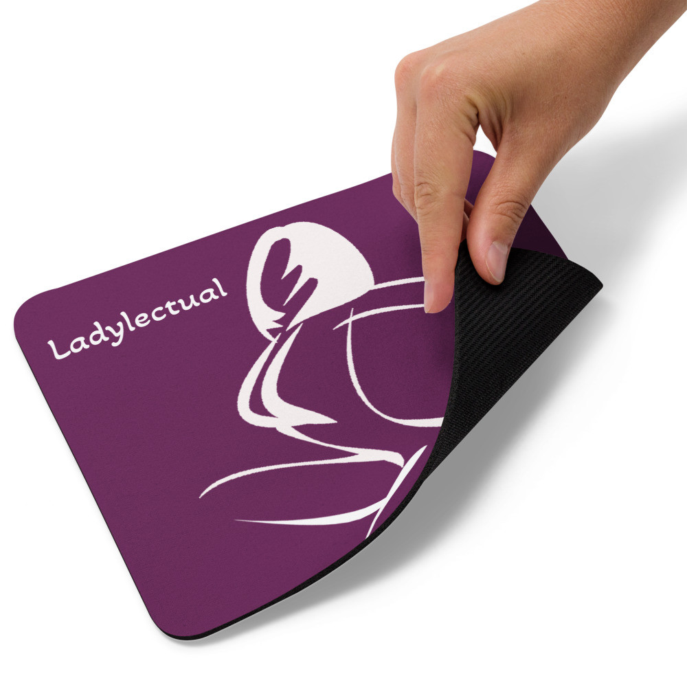 Ladylectual Mouse Pad Purple