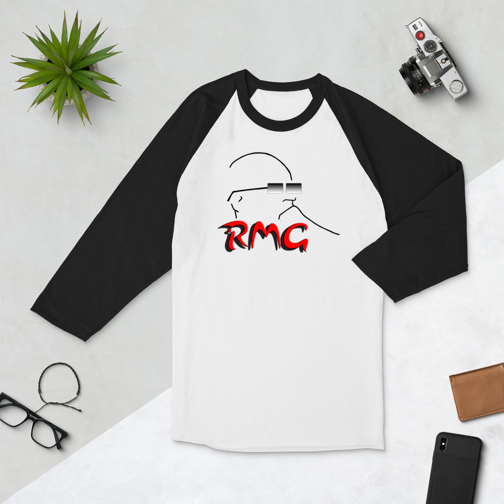 Unisex 3/4 Sleeve Raglan RMG OG Logo Tee