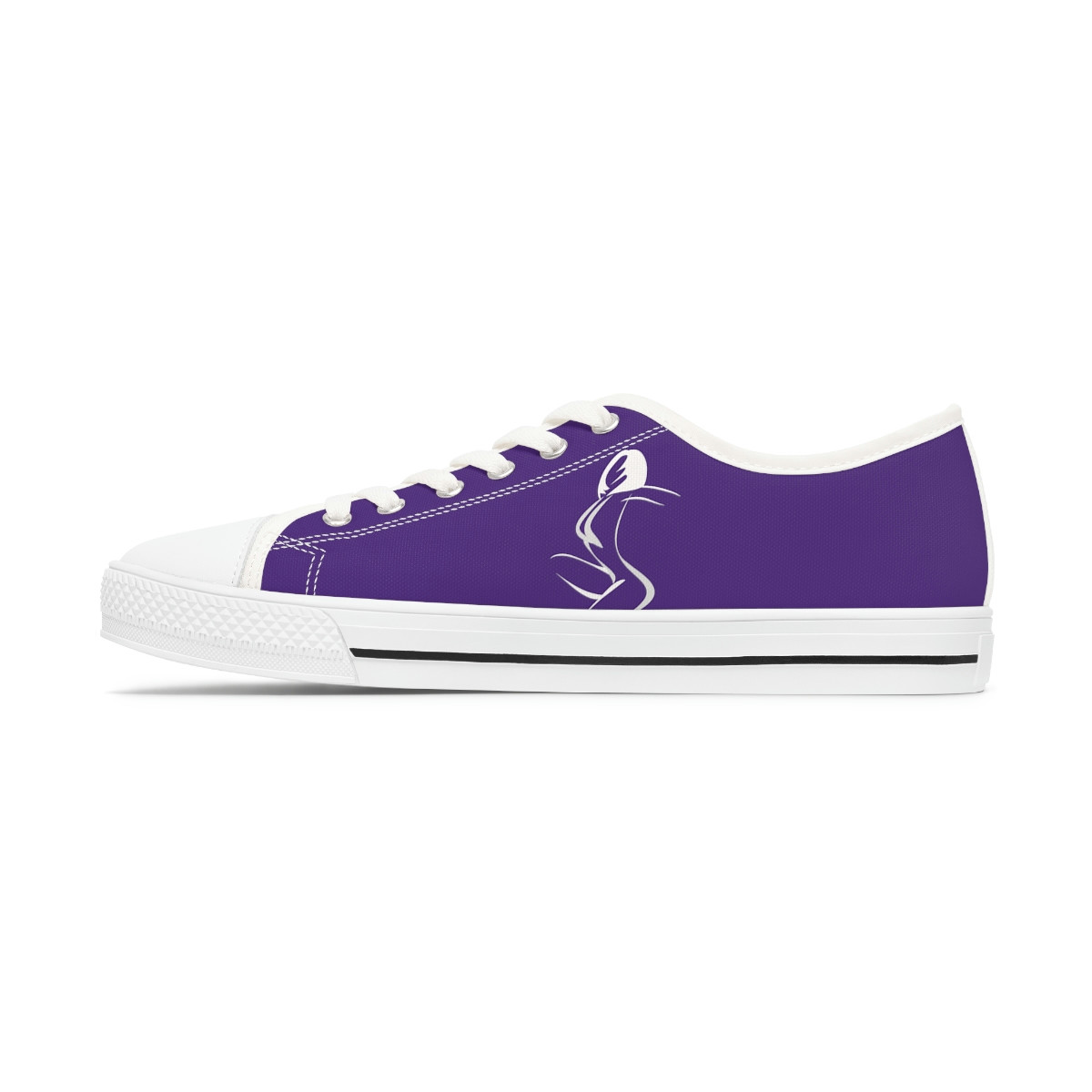 Women's Low Top Ladylectual Sneaks Purple