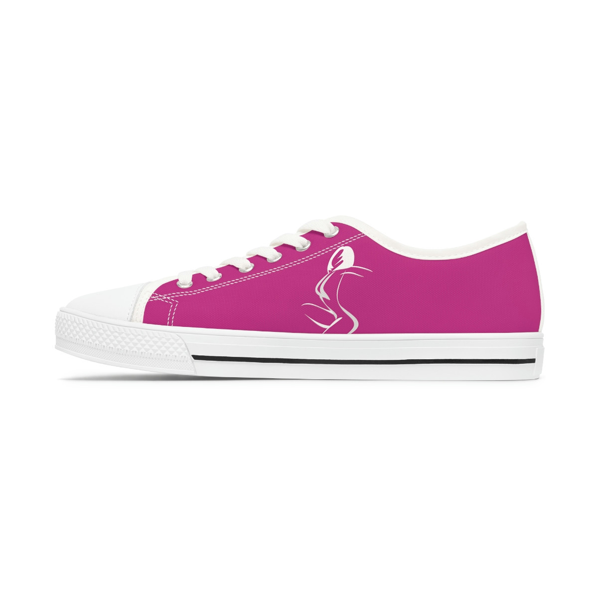 Women's Low Top Ladylectual Sneaks Pink