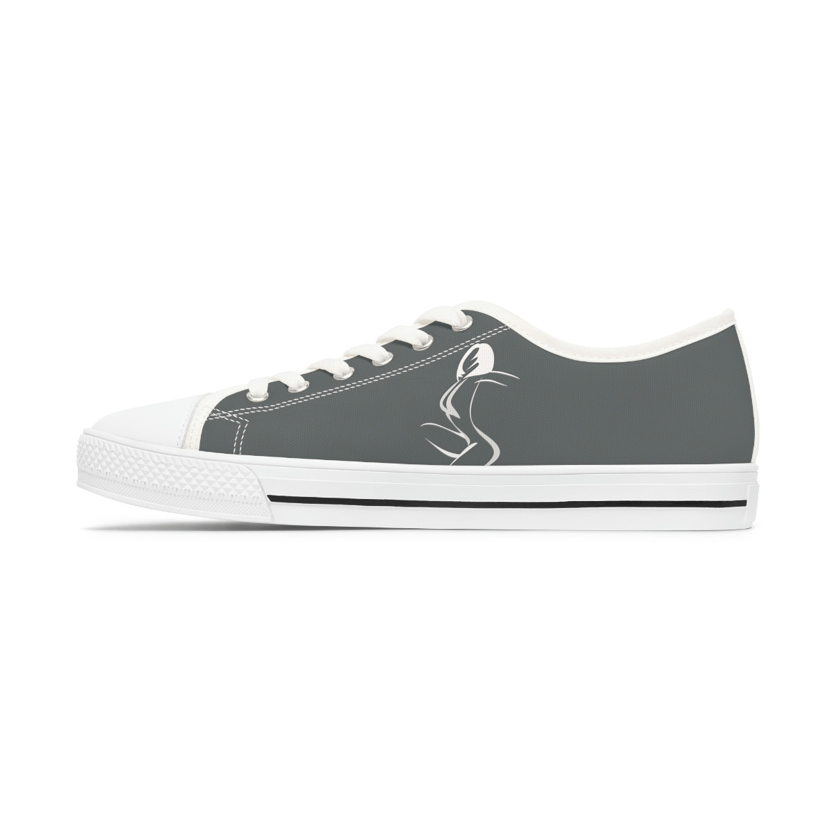 Women's Low Top Ladylectual Sneaks Grey