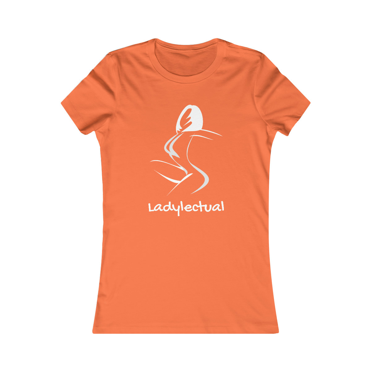 Women's Ladylectual Favorite Tee (Orange)