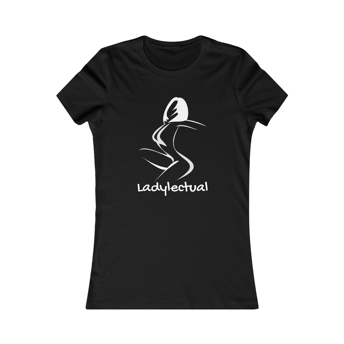 Women's Ladylectual Favorite Tee (Black)
