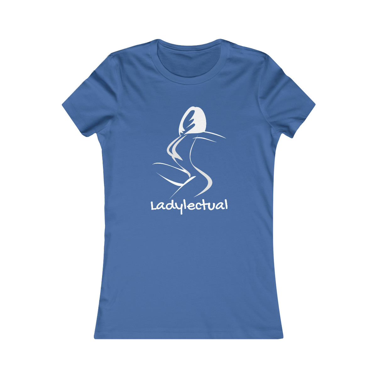 Women's Ladylectual Favorite Tee (Blue)